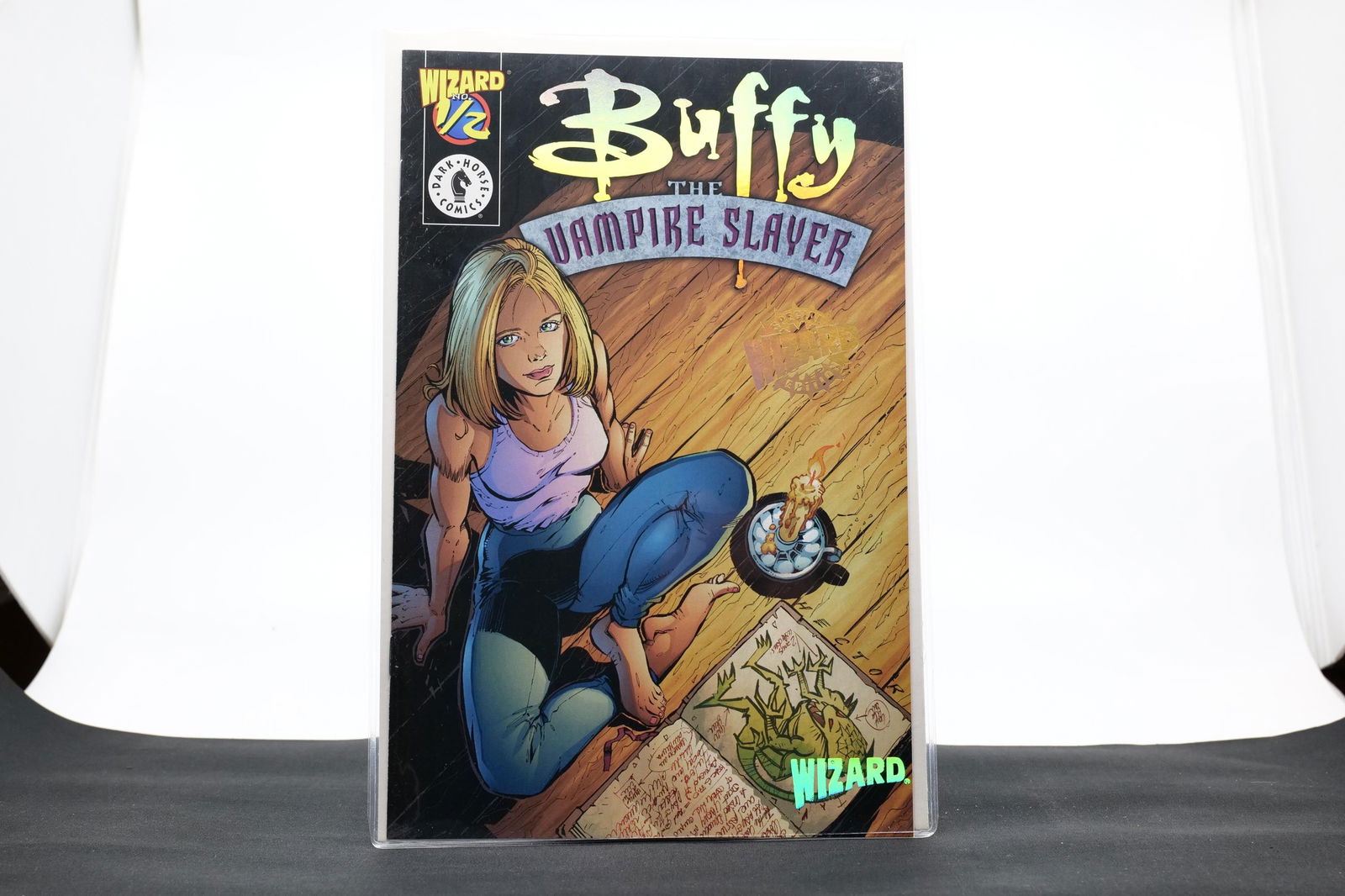 BUFFY THE VAMPIRE SLAYER #1/2 COVER DARK HORSE COMICS WIZARD COA (1 of 2)