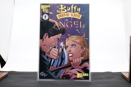 Buffy The Vampire Slayer Angel 1/2 Wizard Dark Horse 2000 w/ COA