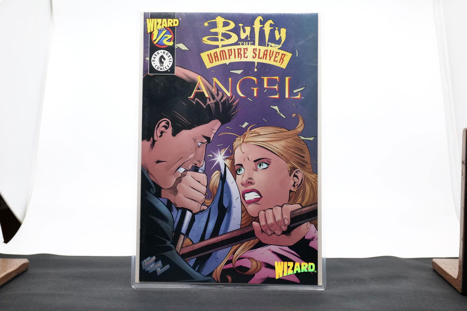 Buffy The Vampire Slayer Angel 1/2 Wizard Dark Horse 2000 w/ COA: Buffy The Vampire Slayer Angel 1/2 Wizard Dark Horse 2000 w/ COA