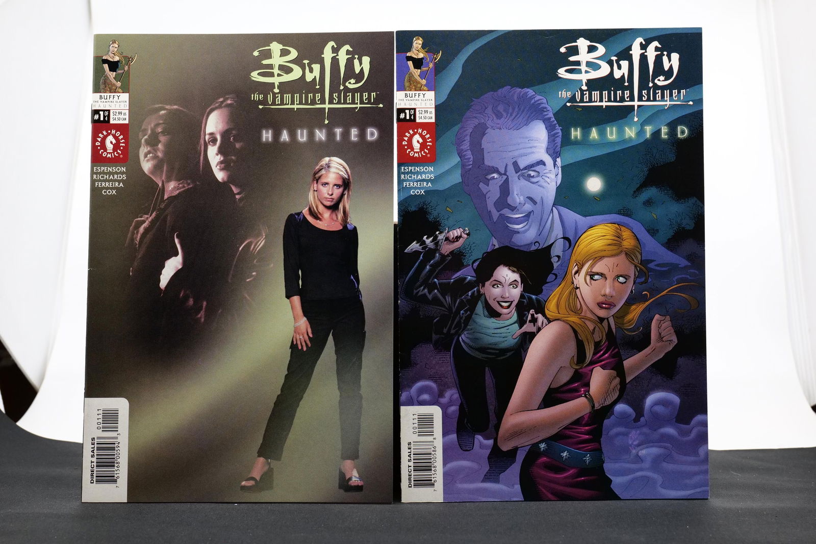 BUFFY THE VAMPIRE SLAYER HAUNTED #1-4A & B COVER VARIANTS DARK HORSE: BUFFY THE VAMPIRE SLAYER HAUNTED #1-4A & B COVER VARIANTS DARK HORSE - 8 ISSUES IN ALL