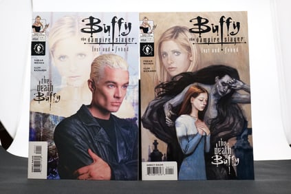 BUFFY THE VAMPIRE SLAYER LOST AND FOUND - THE DEATH OF BUFFY COVER VARIANTS DARK HORSE