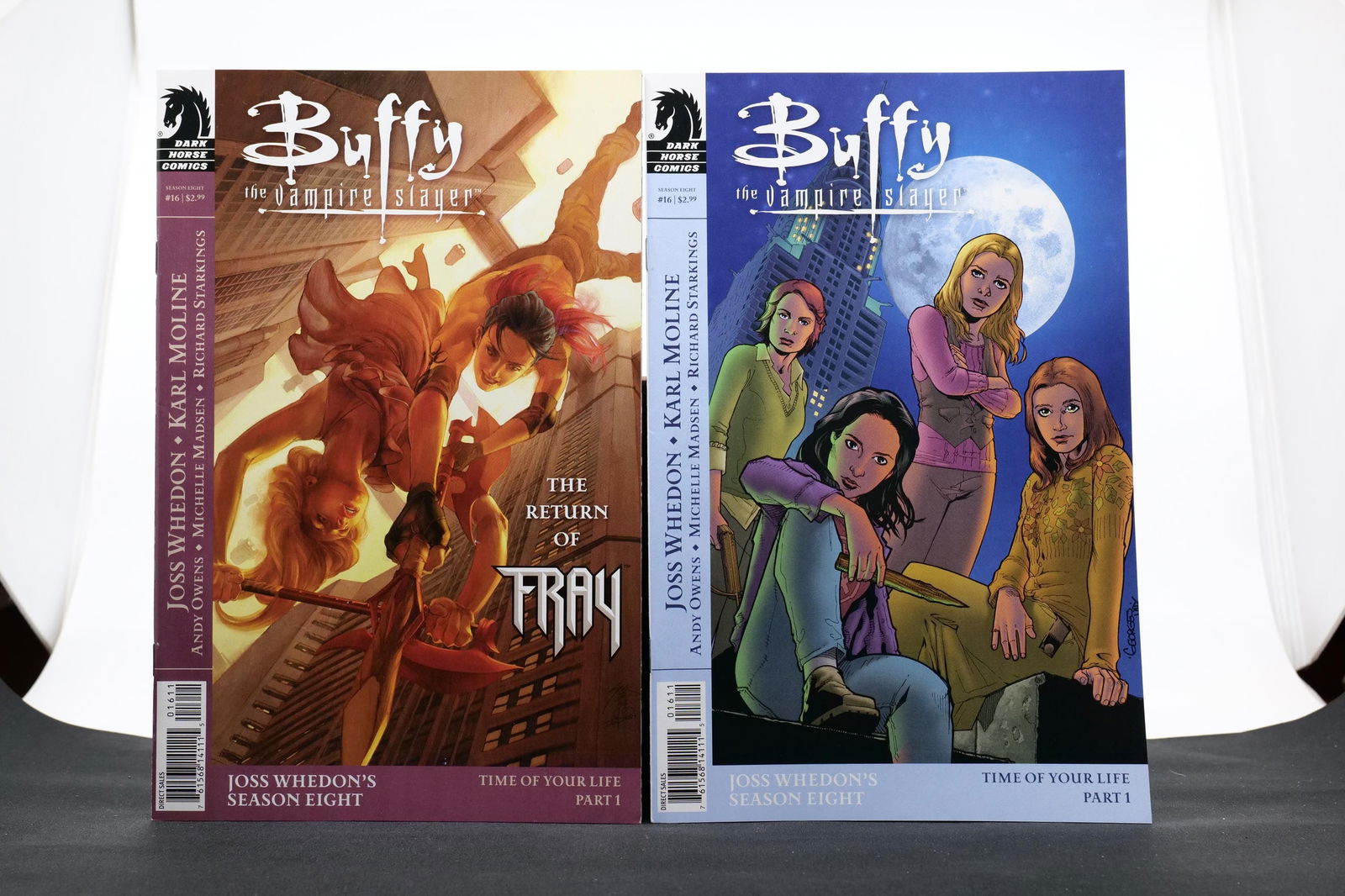 BUFFY - SEASON 8 - #16-19 TIME OF YOUR LIFE PART 1-4: BUFFY - SEASON 8 - #16-19 TIME OF YOUR LIFE PART 1-4. 8 TOTAL ISSUES. DARK HORSE