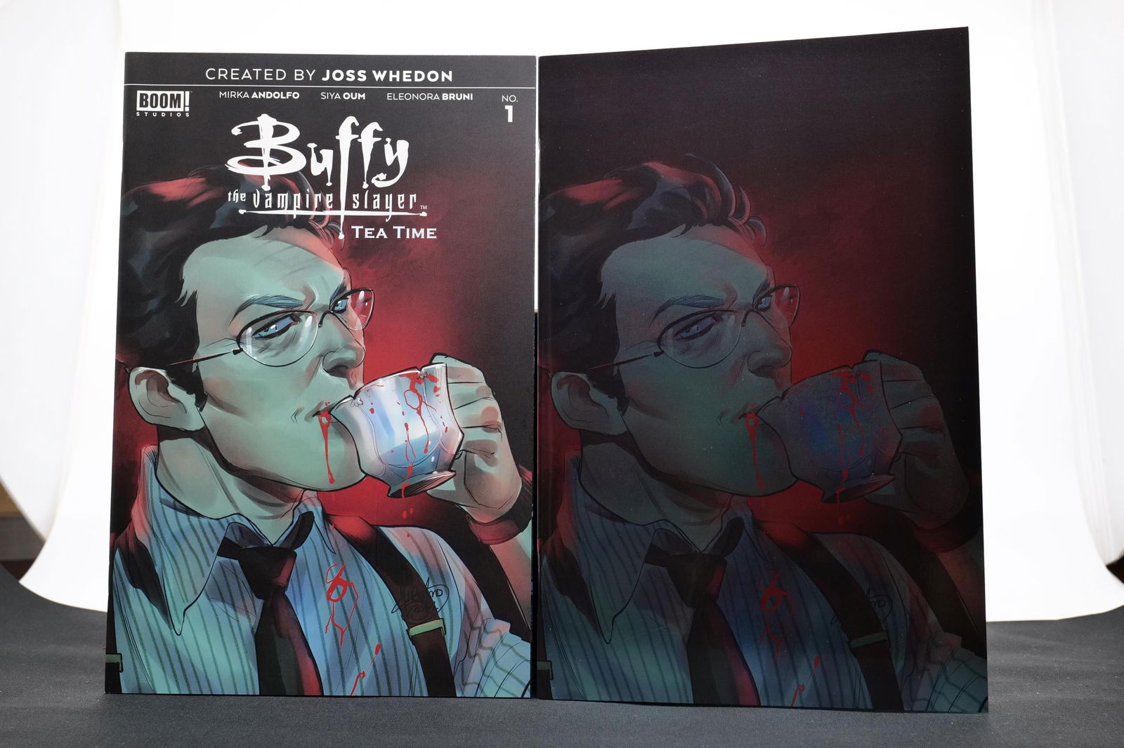 BUFFY THE VAMPIRE SLAYER #1 - TEAM TIME - BOOM STUDIOS: BUFFY THE VAMPIRE SLAYER #1 - TEA TIME - BOOM STUDIOS/. TWO COVER VARIANTS.