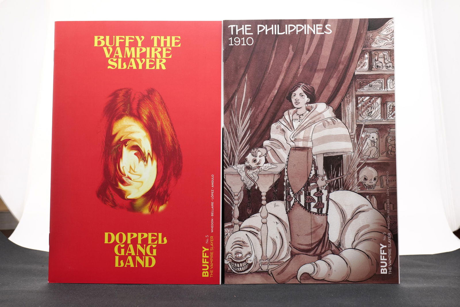 BUFFY THE VAMPIRE SLAYER #5 - FOUR ISSUES COVER VARIANTS - BOOM STUDIOS: BUFFY THE VAMPIRE SLAYER #5 - FOUR ISSUES COVER VARIANTS - BOOM STUDIOS. DOPPEL GANG LAND. PHILIPPINES 1910. ANGEL.