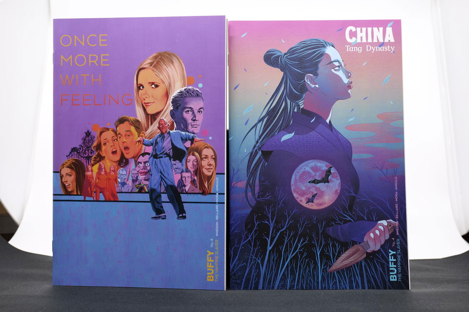 BUFFY THE VAMPIRE SLAYER #4. FOUR TOTAL ISSUES COVER VARIANTS - BOOM STUDIOS: BUFFY THE VAMPIRE SLAYER #4. 4 TOTAL ISSUES COVER VARIANTS - BOOM STUDIOS.