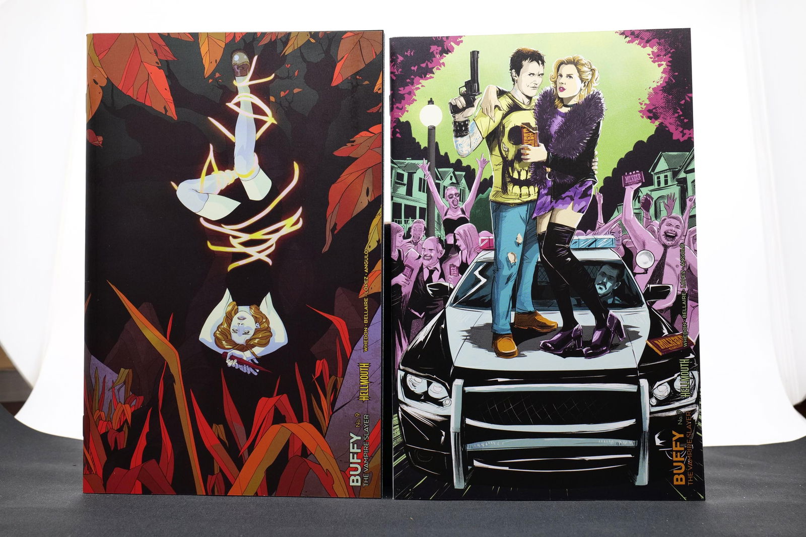 BUFFY THE VAMPIRE SLAYER #9 - FOUR TOTAL ISSUES COVER VARIANTS - BOOM STUDIOS: BUFFY THE VAMPIRE SLAYER #9. 4 TOTAL ISSUES COVER VARIANTS - BOOM STUDIOS. HELLMOUTH.