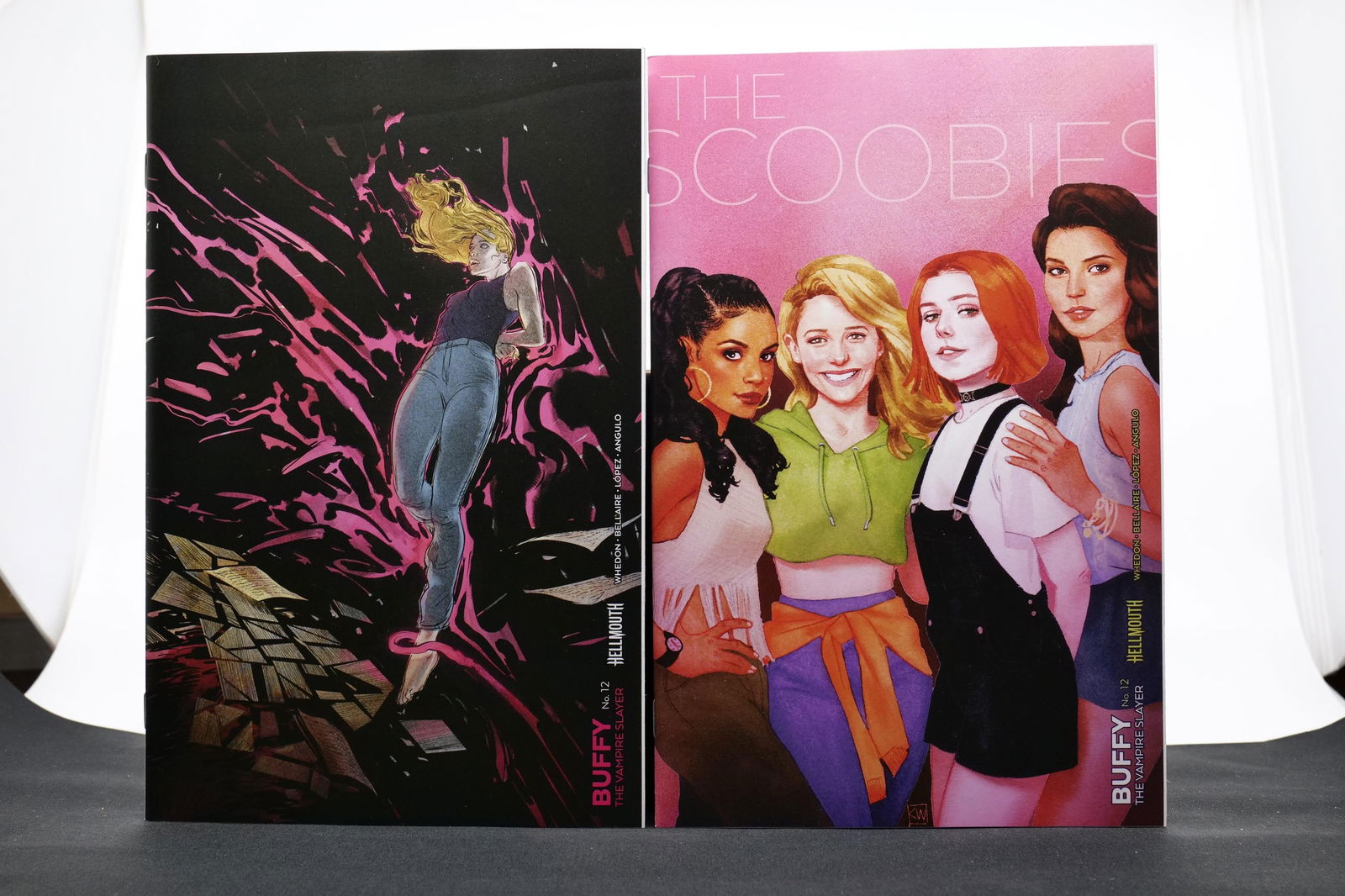 BUFFY THE VAMPIRE SLAYER #12 - FOUR TOTAL ISSUES COVER VARIANTS - BOOM STUDIOS: BUFFY THE VAMPIRE SLAYER #12. 4 TOTAL ISSUES COVER VARIANTS - BOOM STUDIOS. THE SCOOBIES. HELLMOUTH.