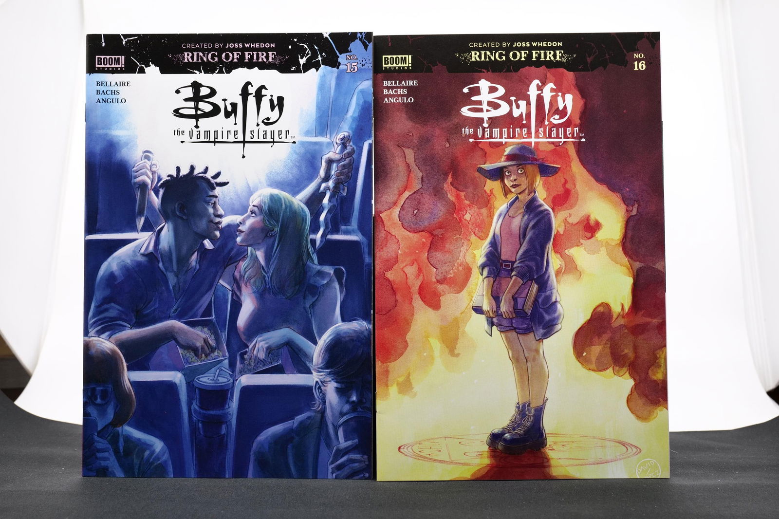 BUFFY THE VAMPIRE SLAYER #15 & #16 - SIX TOTAL ISSUES COVER VARIANTS - BOOM STUDIOS: BUFFY THE VAMPIRE SLAYER #15 & #16 - SIX TOTAL ISSUES. COVER VARIANTS - BOOM STUDIOS. RING OF FIRE. ISSUE FIFTEEN.