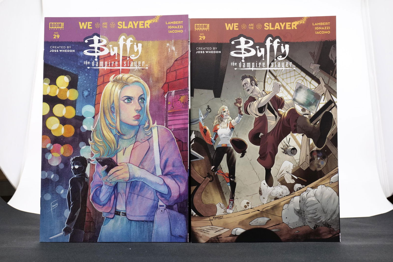 BUFFY THE VAMPIRE SLAYER #29 & #31 - SIX TOTAL ISSUES COVER VARIANTS - BOOM STUDIOS: BUFFY THE VAMPIRE SLAYER #29 & #31 - SIX TOTAL ISSUES COVER VARIANTS - BOOM STUDIOS. WE ARE THE SLAYER.