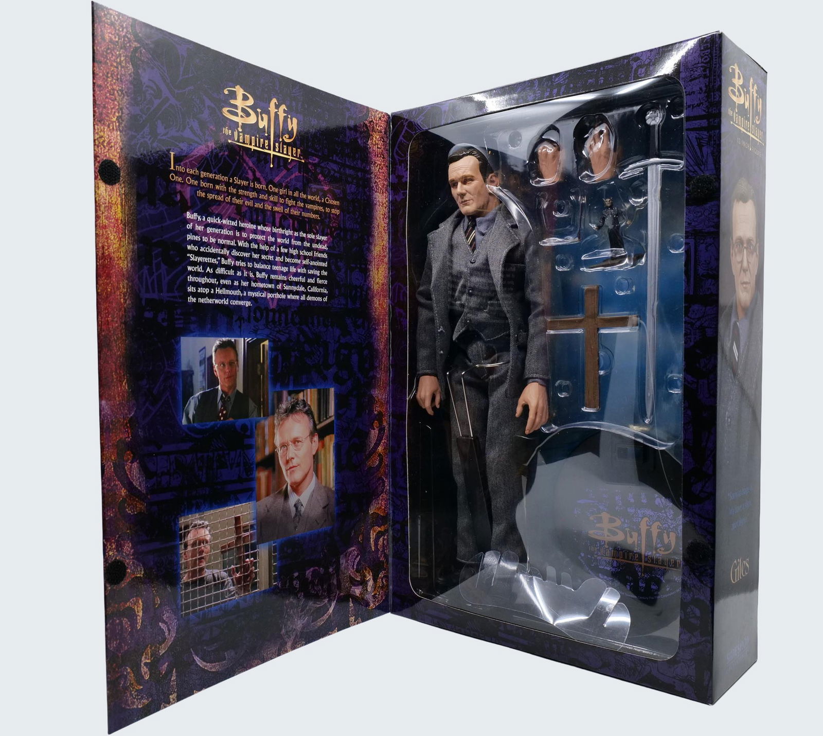 Buffy the Vampire Slayer - GILES Sculpture: BUFFY THE VAMPIRE SLAYER - GILES - Sideshow Collectibles 12” Figure