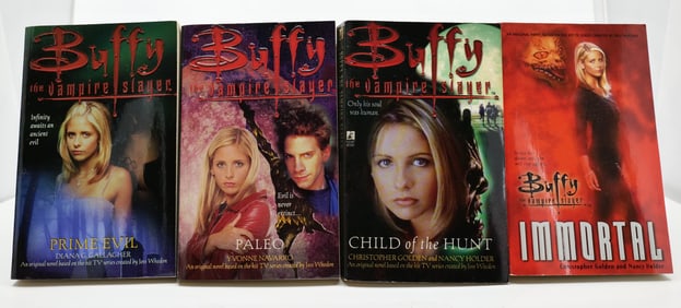 SET OF 4 BUFFY PAPERBACK NOVELS