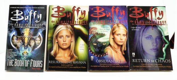 SET OF 4 BUFFY PAPERBACK NOVELS