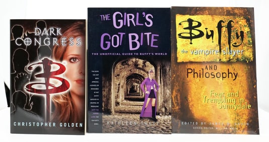 SET OF 3 BUFFY PAPERBACK NOVELS