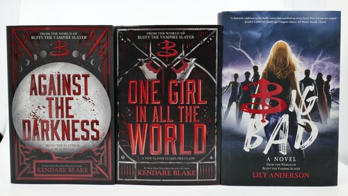 SET OF 3 BUFFY PAPERBACK NOVELS