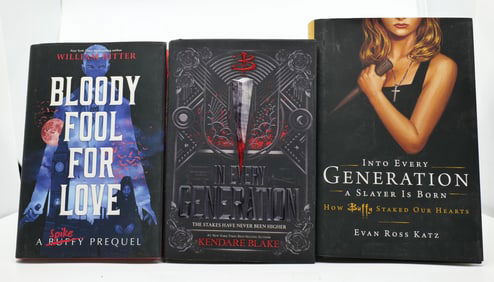 SET OF 3 BUFFY PAPERBACK NOVELS