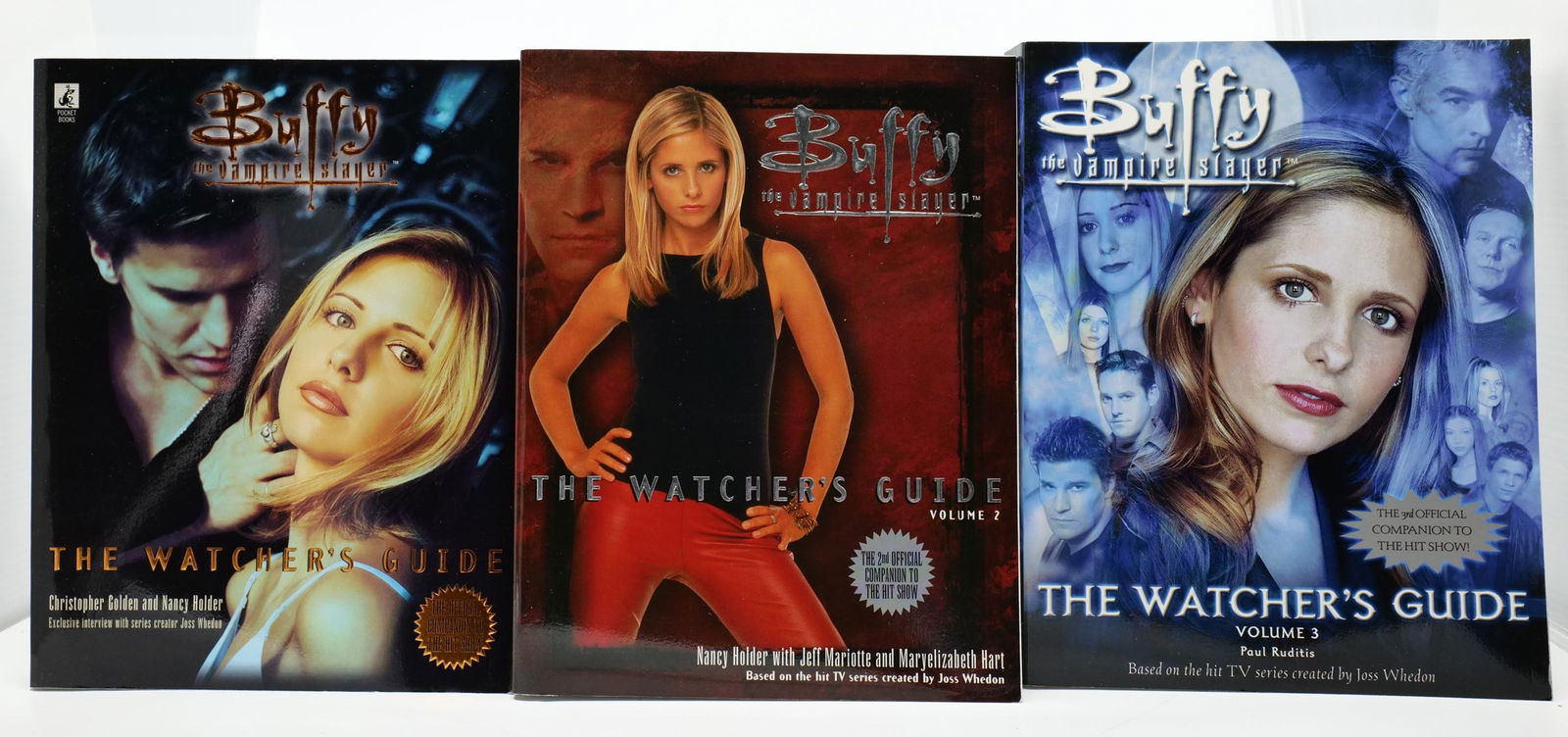 THE WATCHERS GUIDE - SET OF 3 BUFFY PAPERBACK NOVELS: THE WATCHERS GUIDE - SET OF 3 BUFFY PAPERBACK NOVELS