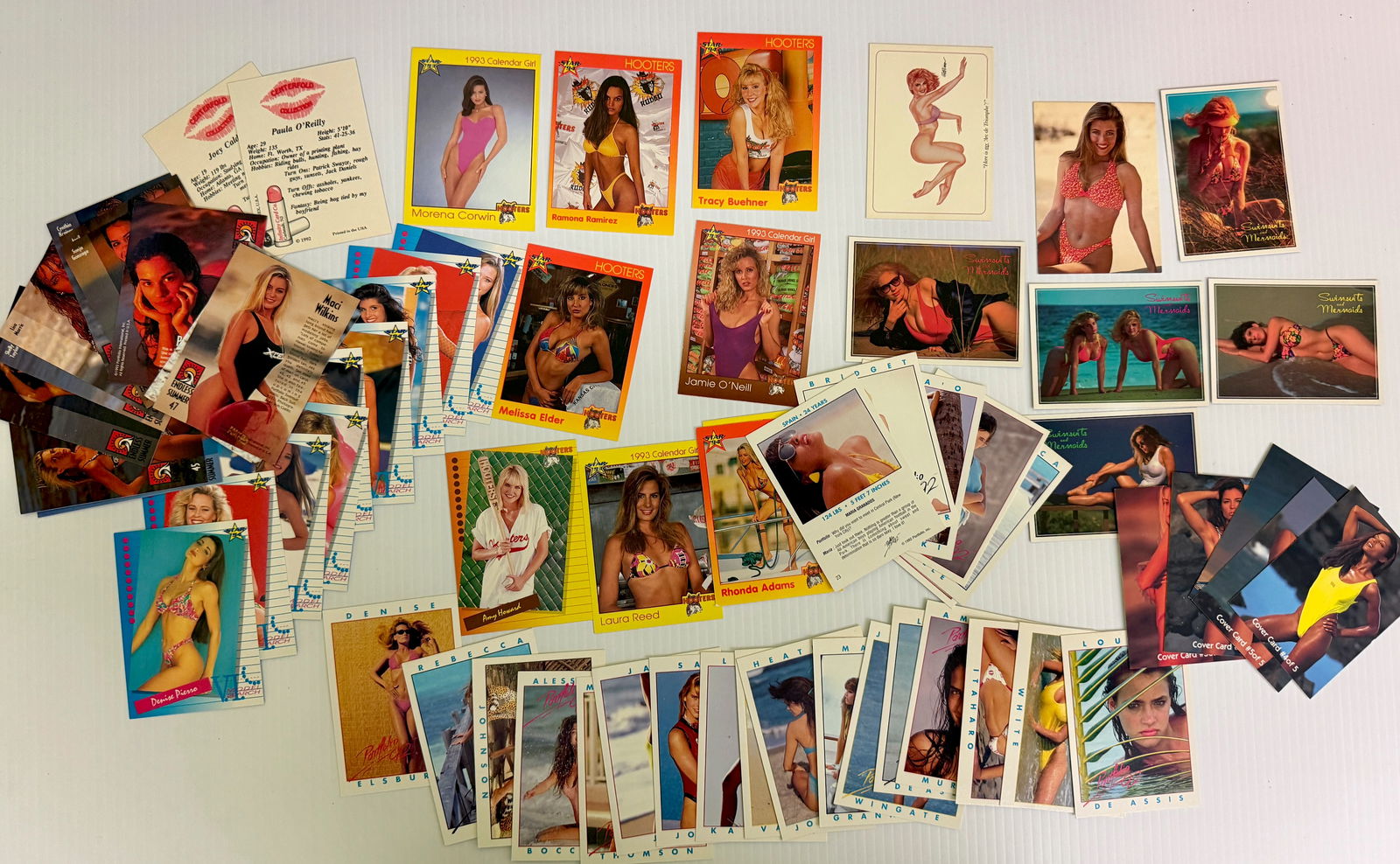 HOOTERS AND SWIMSUIT MODELS COLLECTOR TRADING CARD SET: HOOTERS (YES - THAT HOOTERS) AND SWIMSUIT MODELS COLLECTOR TRADING CARD SET
