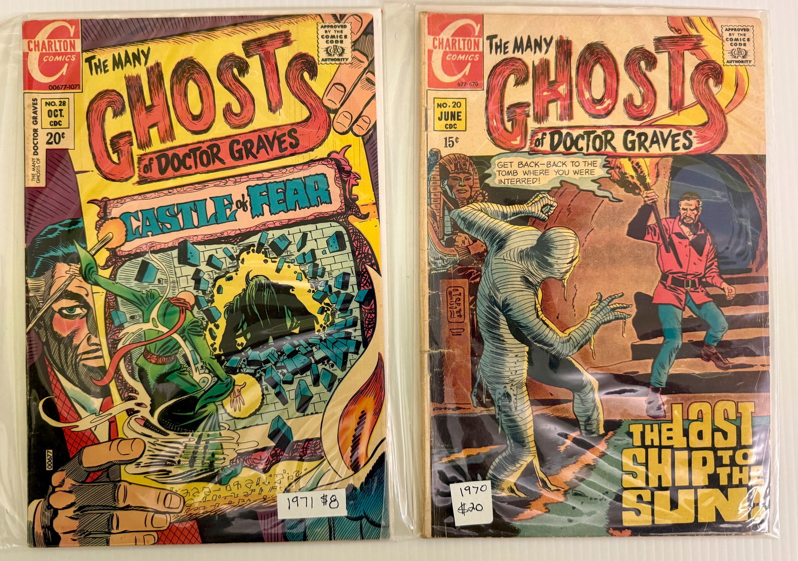 THE MANY GHOSTS OF DOCTOR GRAVES COMIC BOOK SET (1 of 1)
