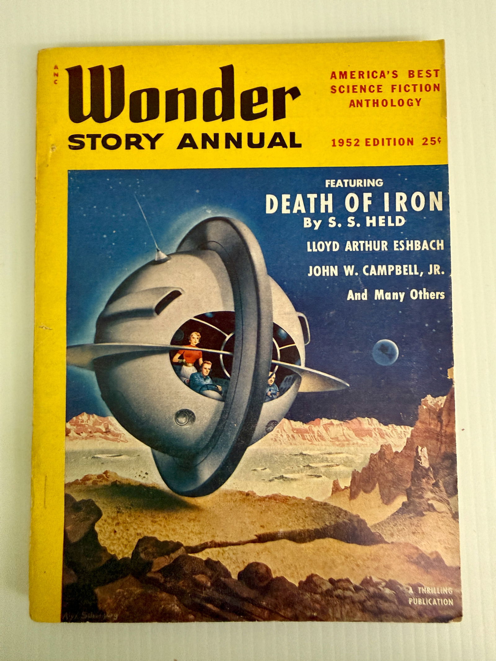 WONDER STORY ANNUAL - SCIENCE FICTION - PULP FICTION (1 of 6)