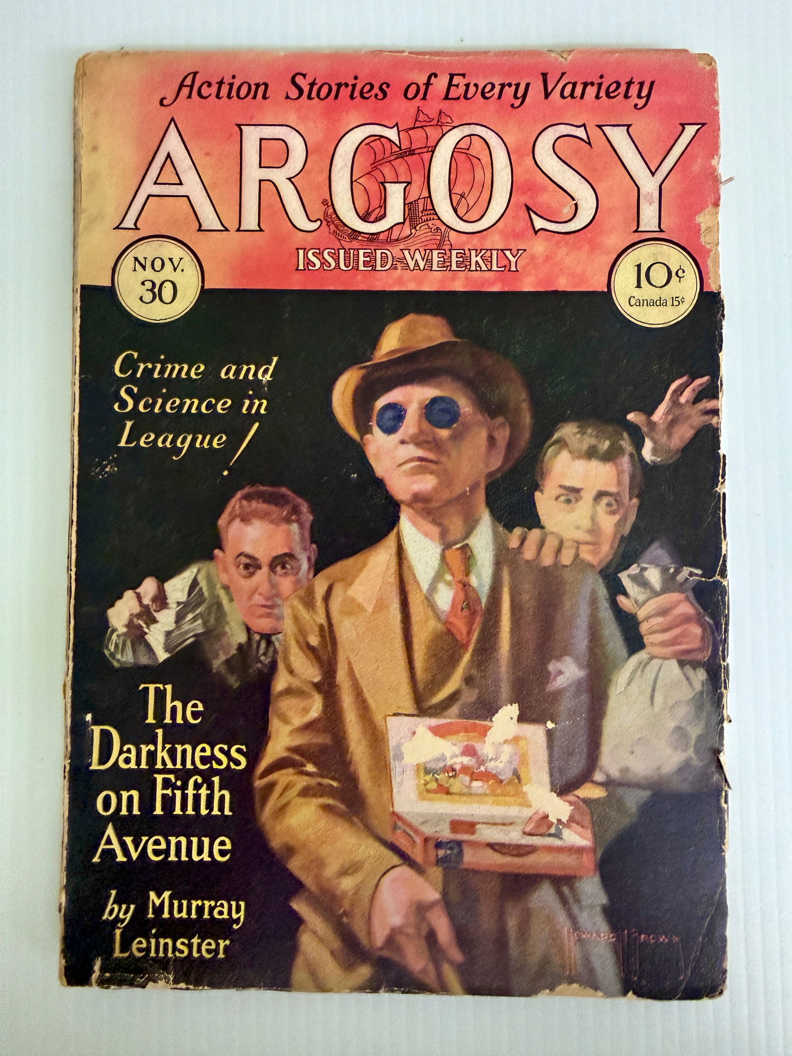 ARGOSY - VOL 208. #3 - 1929 ACTION STORIES OF EVERY VARIETY (1 of 6)