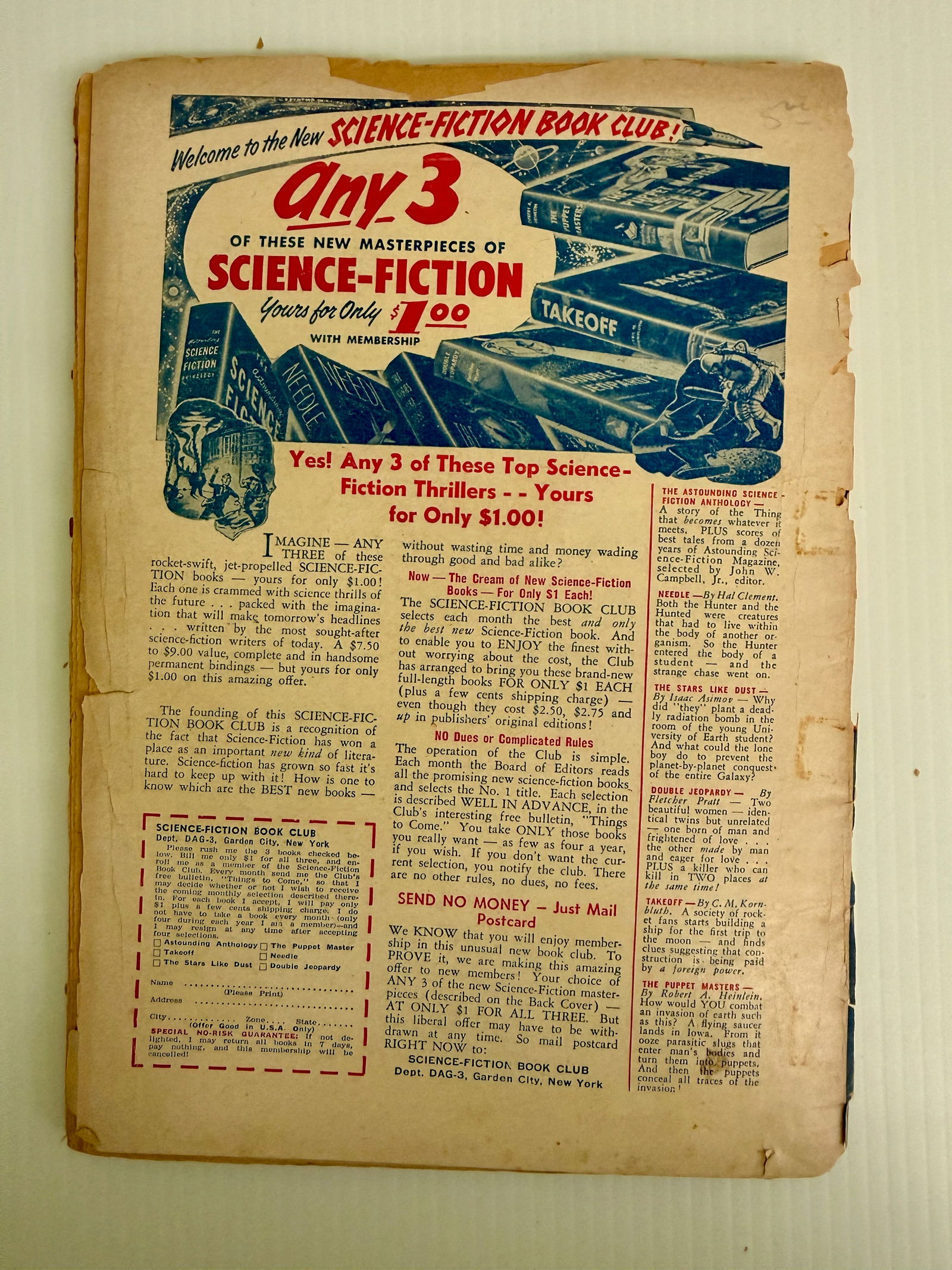 FUTURE SCIENCE FICTION MAGAZINE - 1953 PULP FICTION - 4