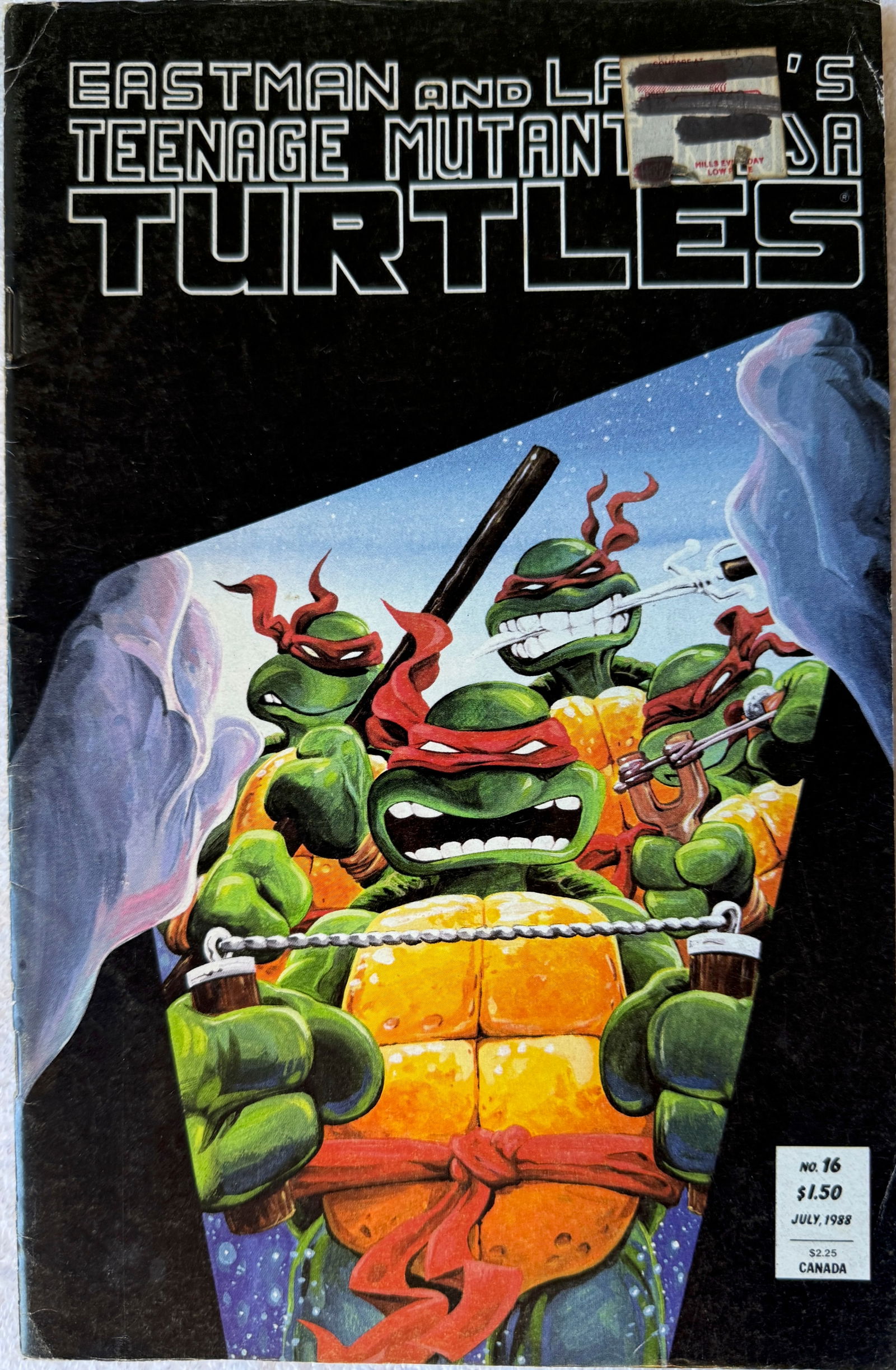 TEENAGE MUTANT NINJA TURTLES #16 (1 of 1)