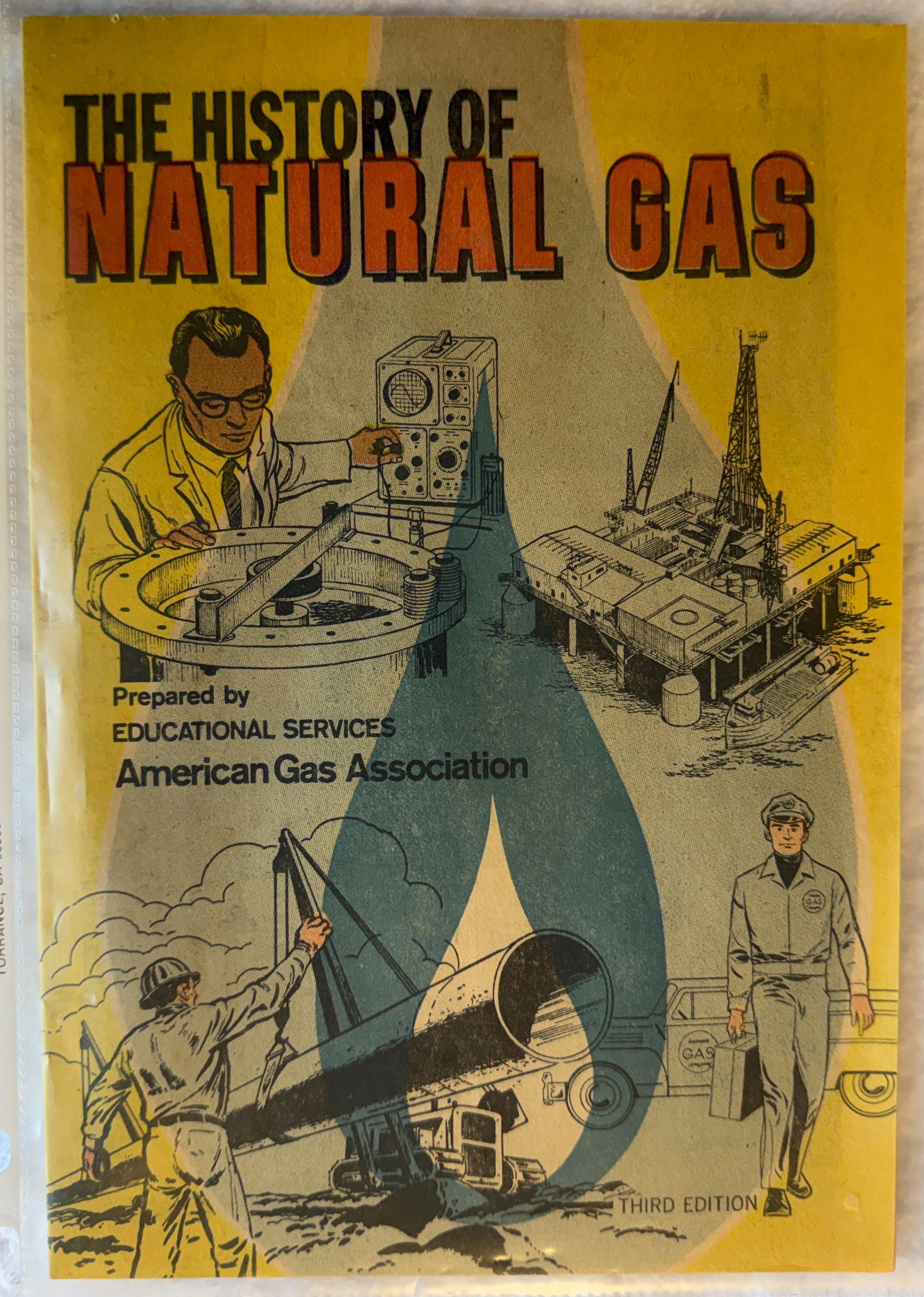 THE HISTORY OF NATURAL GAS COMIC BOOK: THE HISTORY OF NATURAL GAS COMIC BOOK BY "BIG GAS" - THE AMERICAN GAS ASSOCIATION. VALUE = OVER $20 !