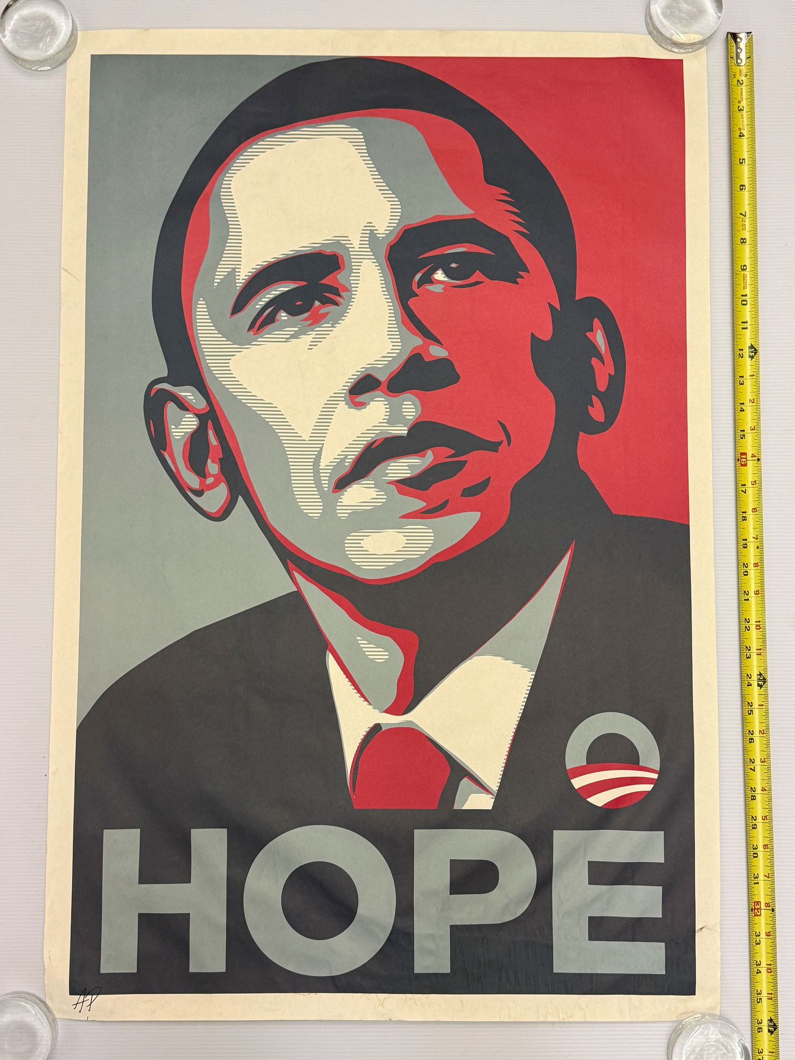 Shepard Fairey iconic "Hope" poster of Barack Obama (1 of 2)