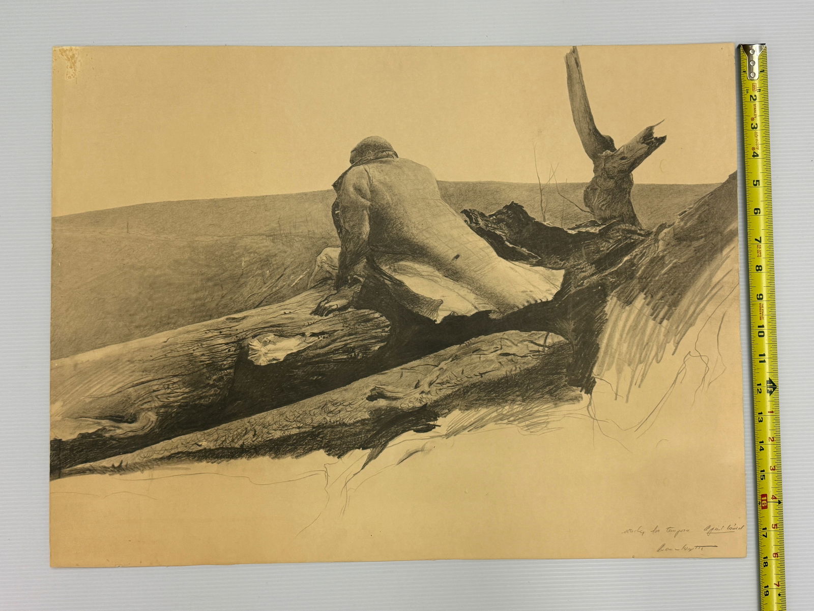 Study for April Wind - by Andrew Wyeth (1 of 2)