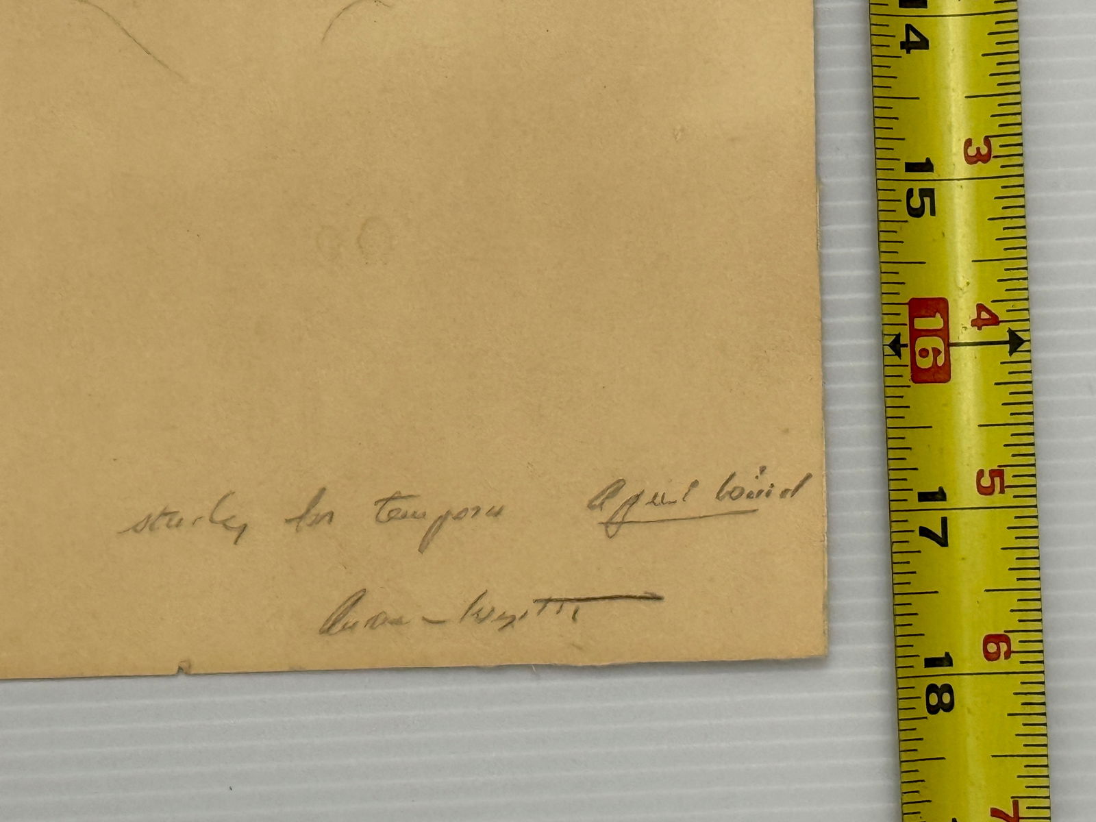 Study for April Wind - by Andrew Wyeth - SIGNED IN PLATE - 2