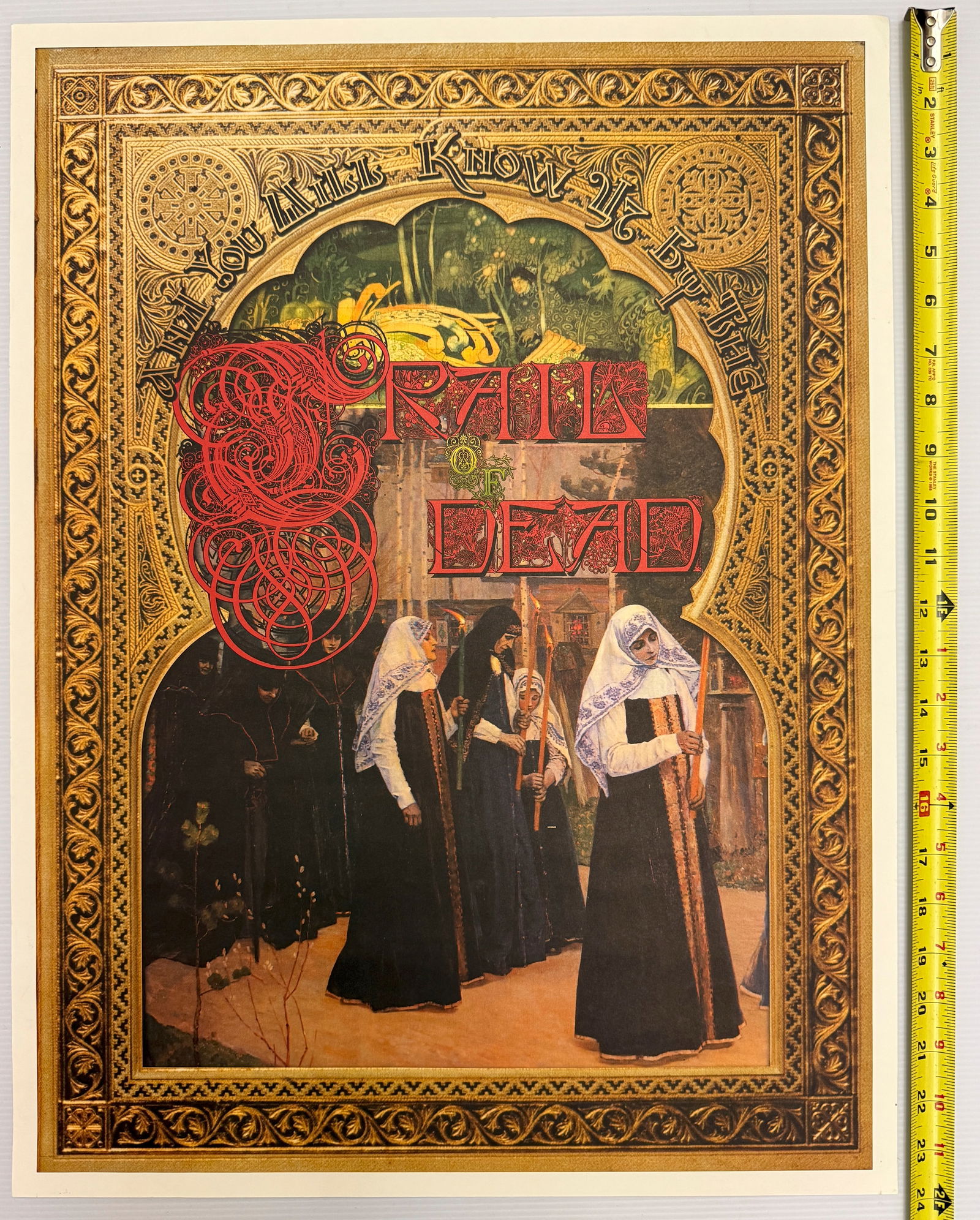 Trail of Dead - NUNS promo poster: ...And You Will Know Us by the Trail of Dead (often abbreviated as Trail of Dead), are an American alternative rock band from Austin, Texas, formed in 1994. The band's earliest stable lineup consisted