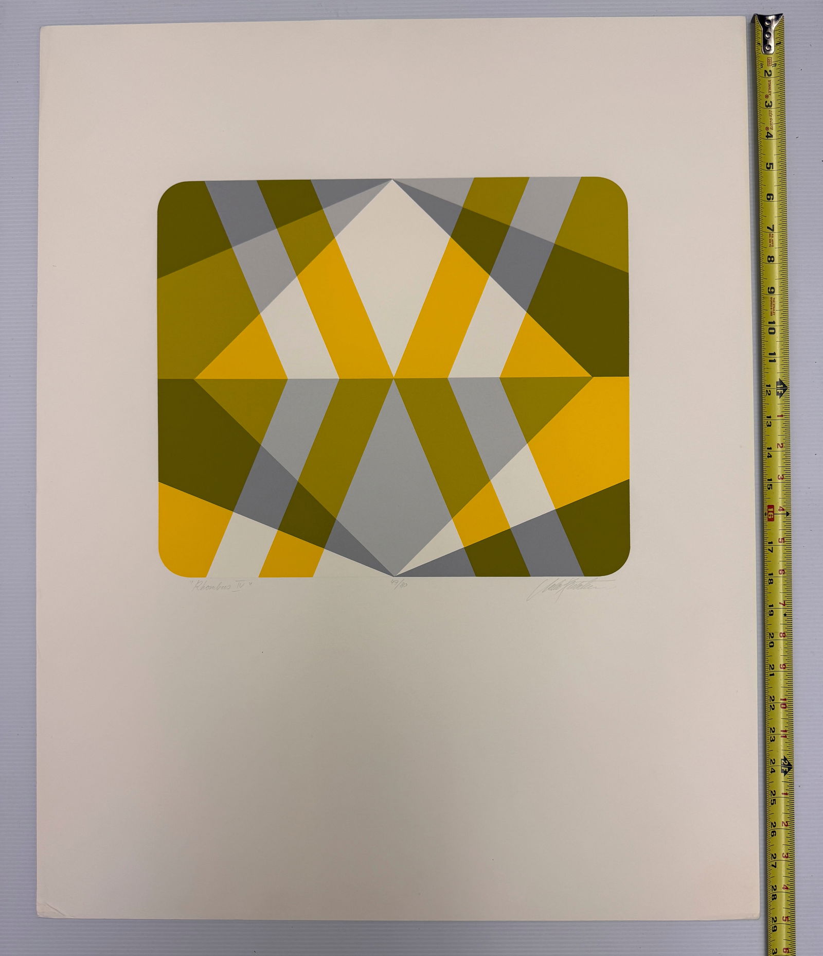 Marko Spalatin - Rhombus VII - OpArt (1 of 4)