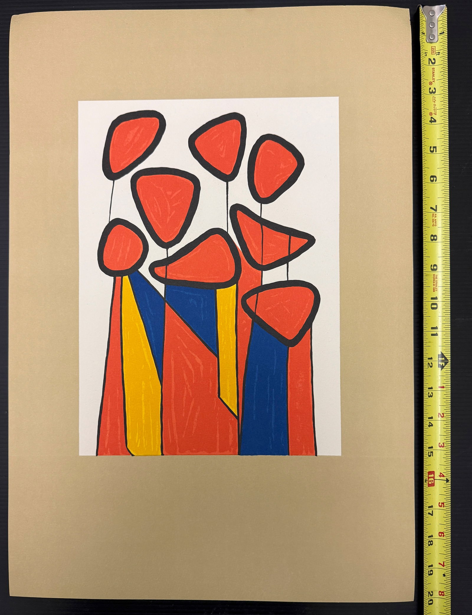 Alexander Calder - Composition in Red, Yellow and Blue - 1972 (1 of 1)