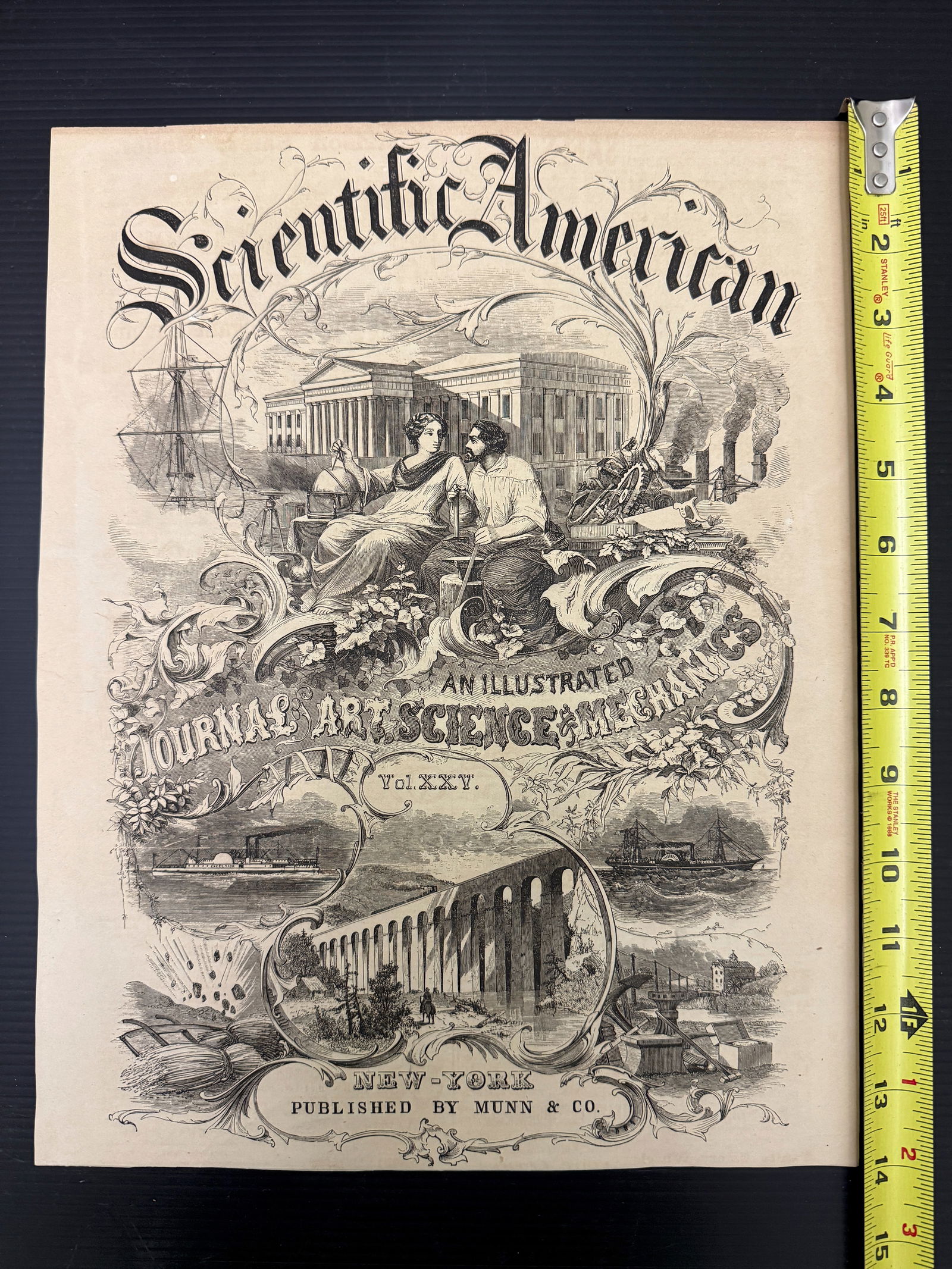 1871 frontispiece - Scientific American (1 of 2)