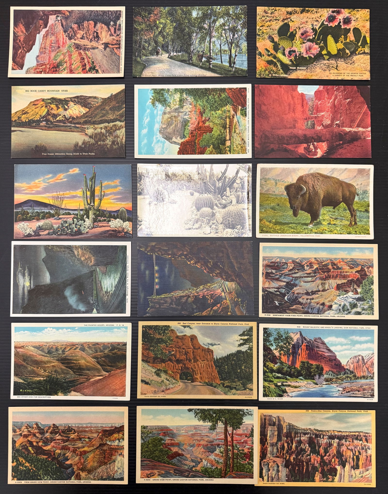 AMAZING VINTAGE POSTCARD COLLECTION - 46 ITEMS: AMAZING VINTAGE POSTCARD COLLECTION - 46 ITEMS HIGHLIGHTED BY AN ORIGINAL GREAT LAKES STEAMER SCHEDULE AND BREAKFAST MENU PAMPHLET. SOME POSTCARDS ARE FROM THE 1900S INCLUDING 1950. Wonderful vintage