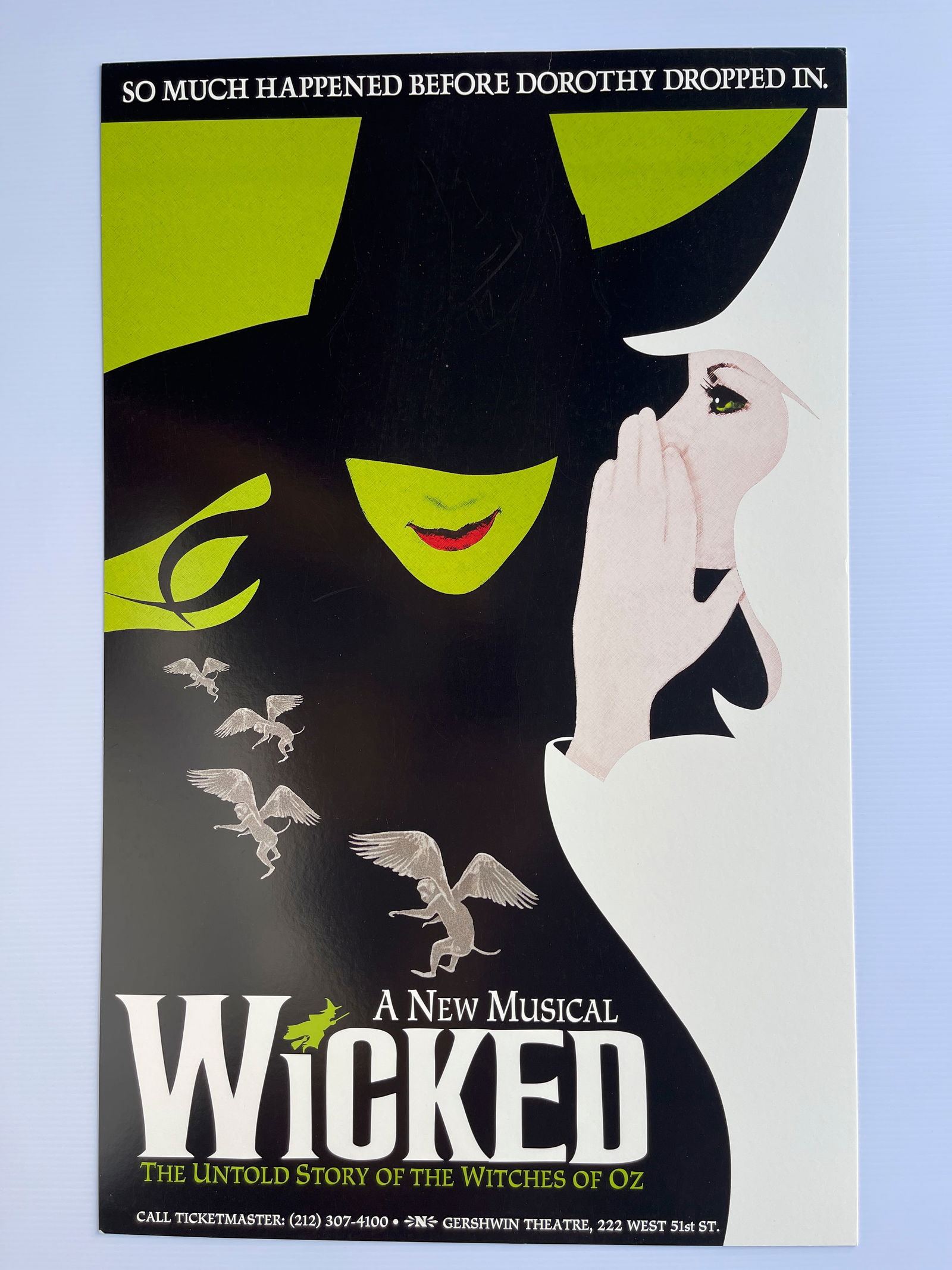 WICKED BROADWAY PLAY POSTER (1 of 1)