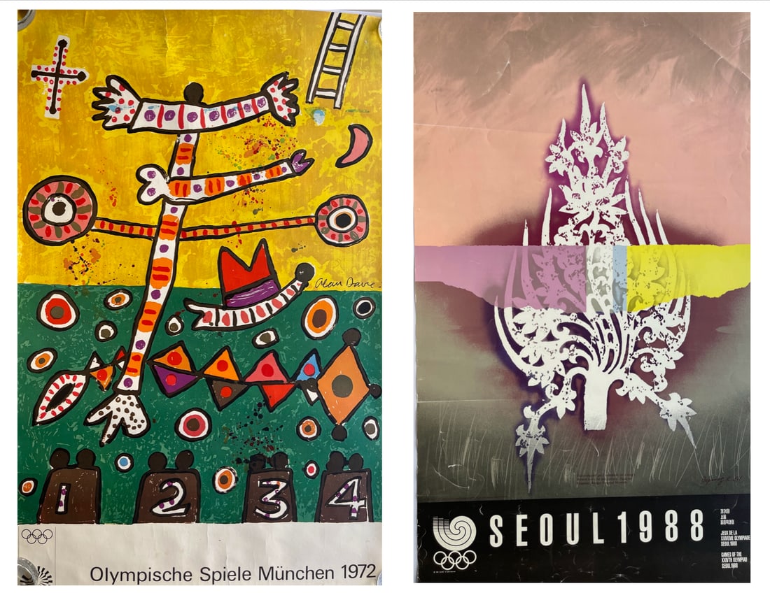 SET OF TWO OLYMPIC POSTERS (1 of 2)