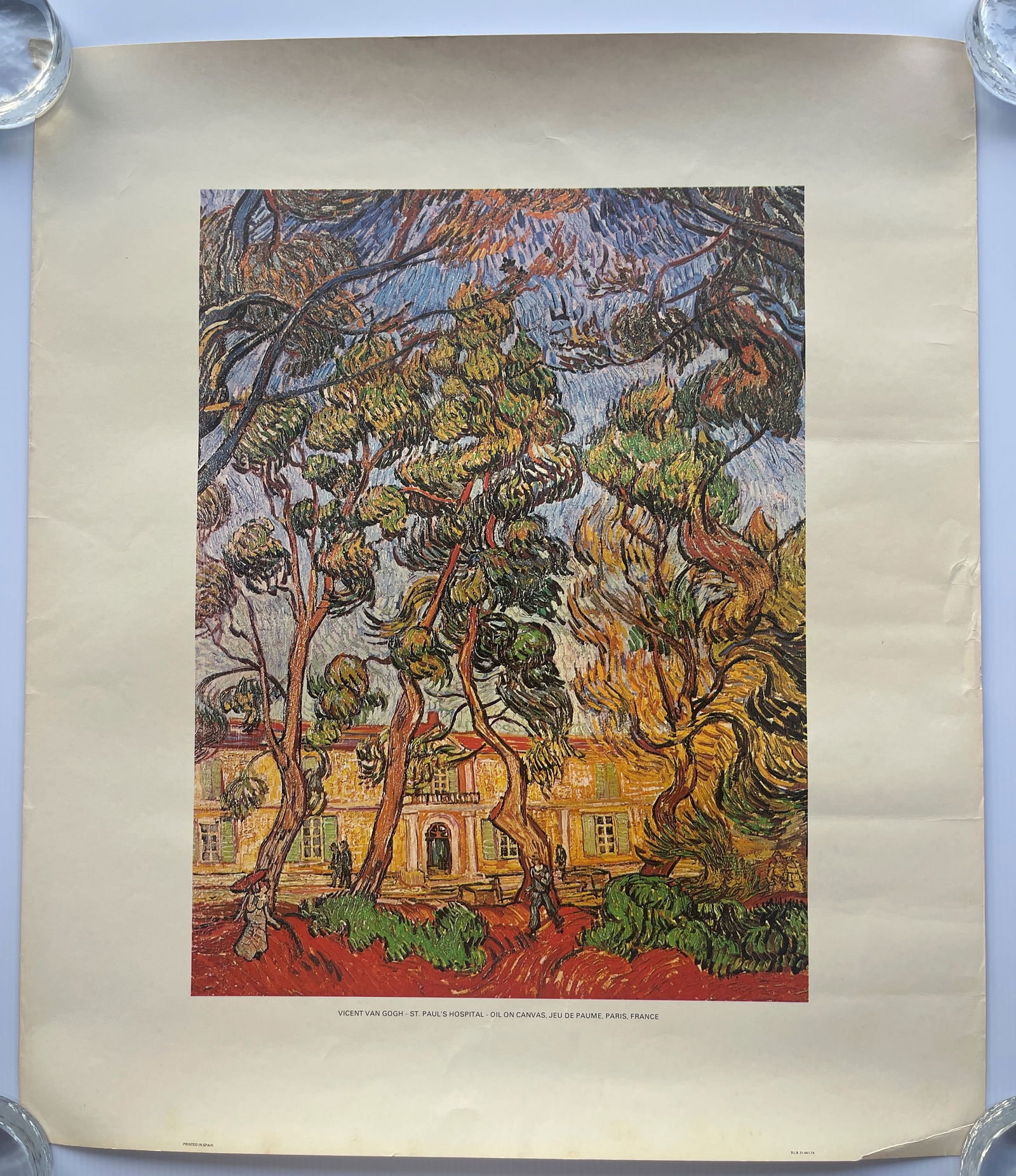 Hospital at Saint-Rémy - Vincent van Gogh (1 of 2)