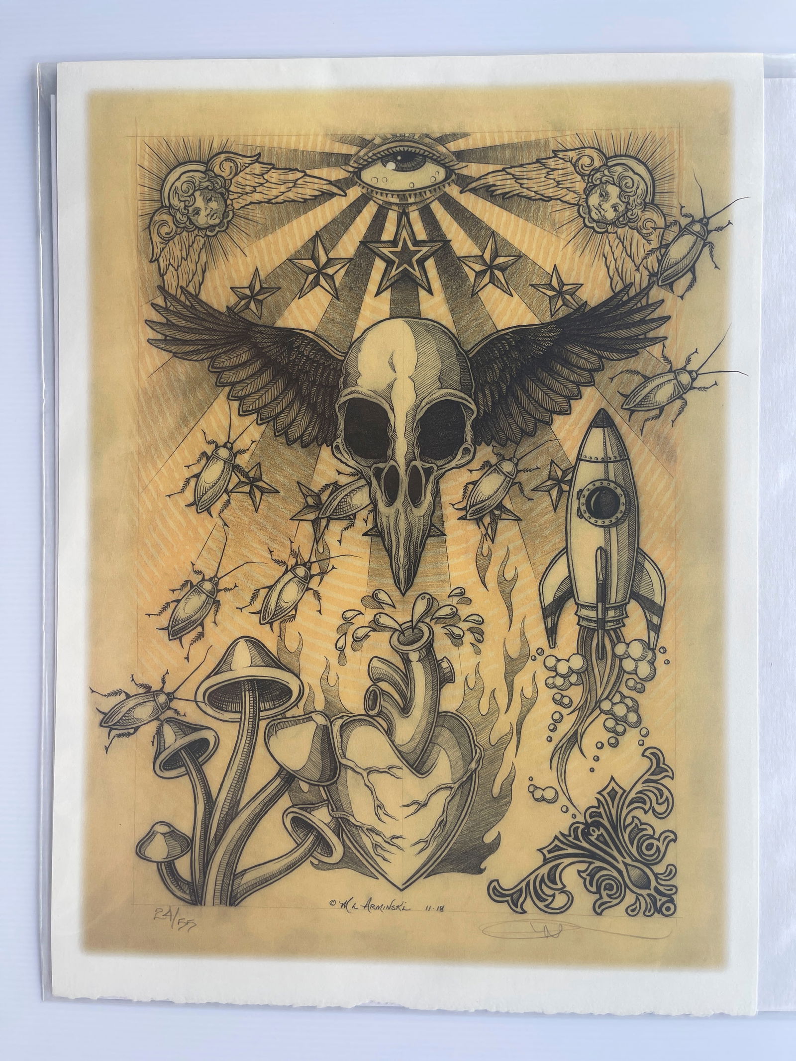 Mushrooms & Memories - Mark Arminski - 2021 limited edition signed (1 of 1)