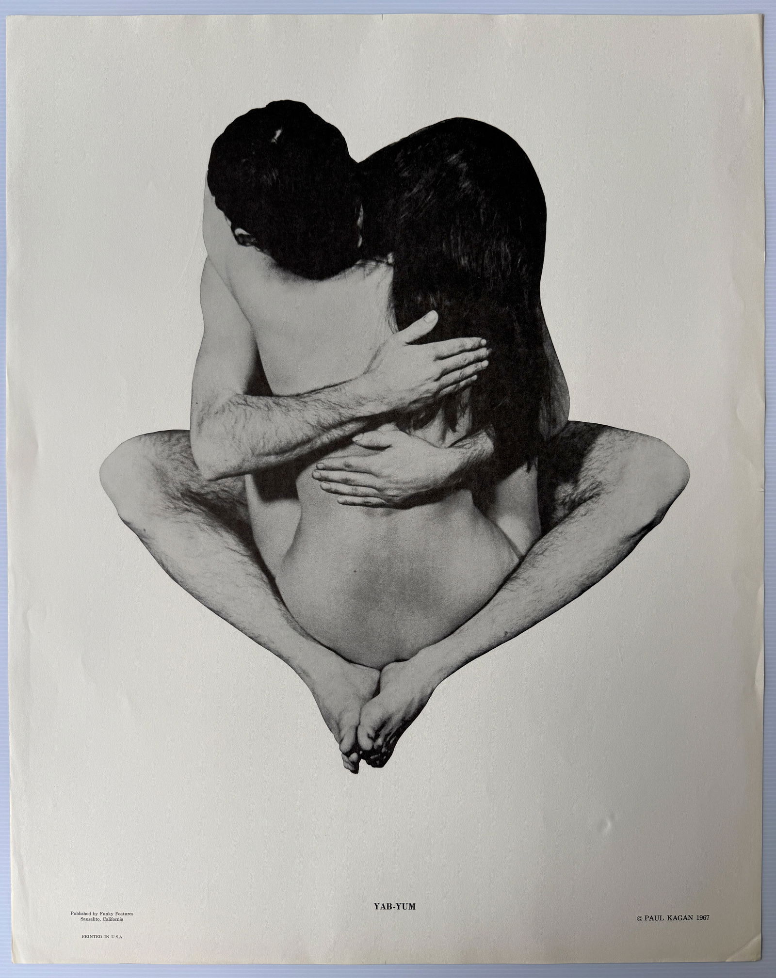 Yab-Yum - White Litho. 1967. 23 x 29. Exceedingly Rare - PAUL KAGAN (1 of 7)