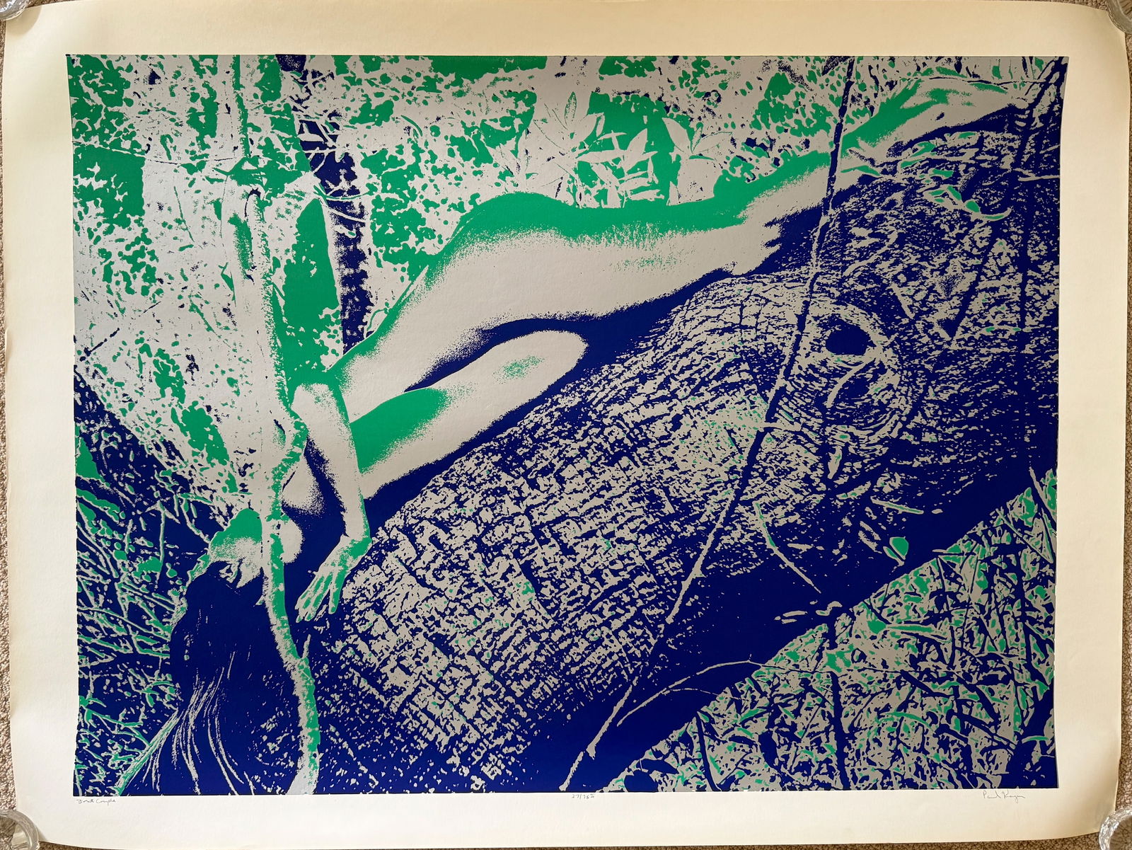 Forest Couple Silkscreen - Artists Printers Proof - PAUL KAGAN (1 of 7)
