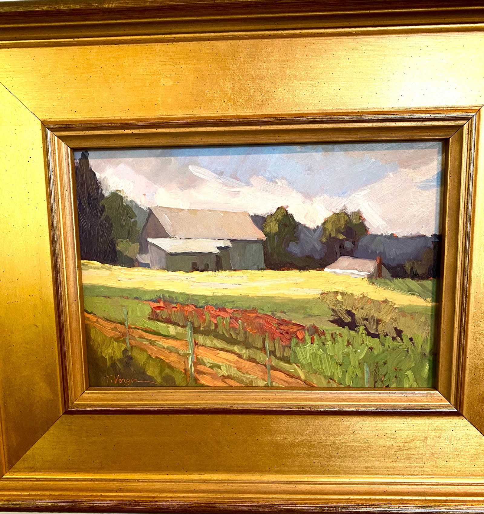 TRISHA VERGIS - Bucks County PA ARTIST - COUNTRY SIDE (1 of 3)