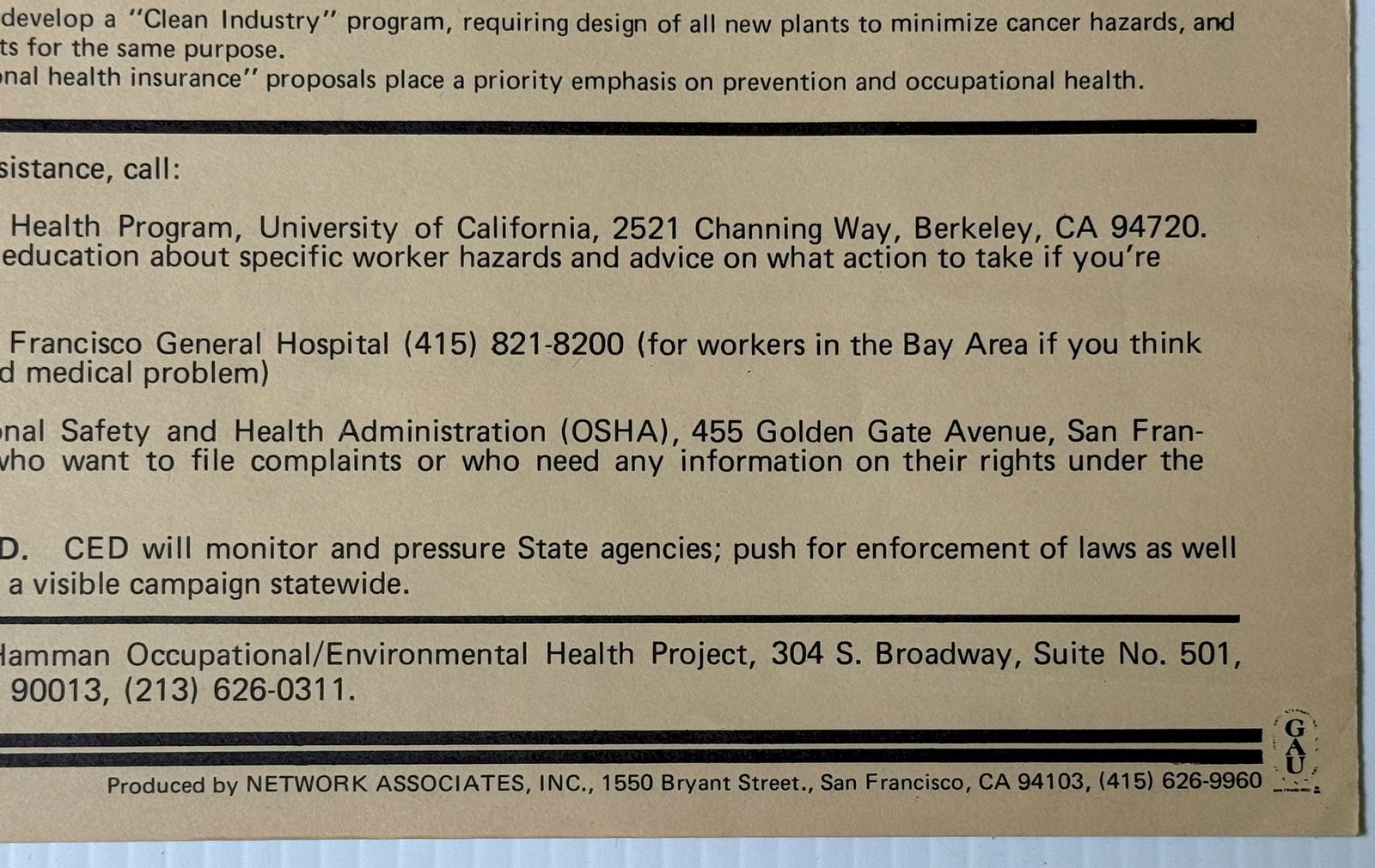 GRATEFUL DEAD 1979 ROCK FOR LIFE PROGRAM - 3