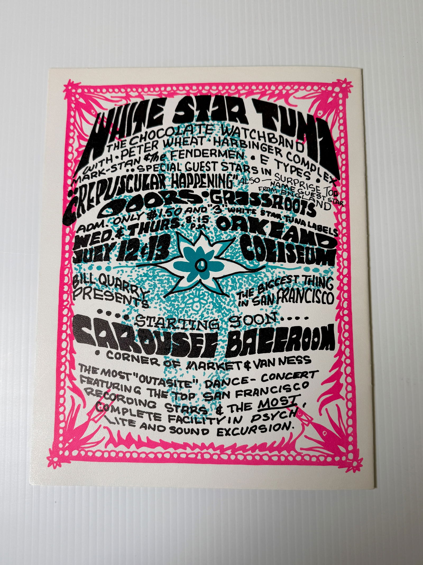 BILL QUARRY PRESENTS - GRATEFUL DEAD PROGRAM - 6