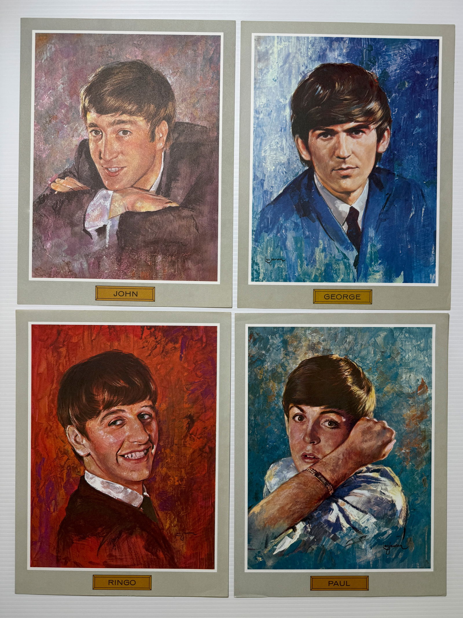 Vintage portrait prints of The Beatles (1 of 1)