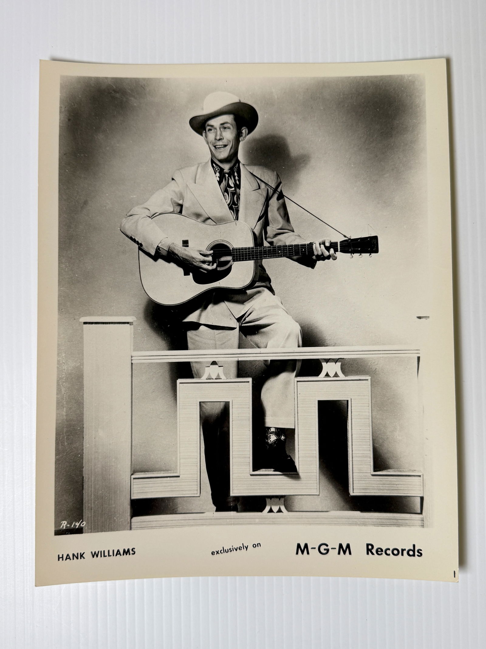 M-G-M publicity photograph of legendary singer Hank Williams (1 of 1)