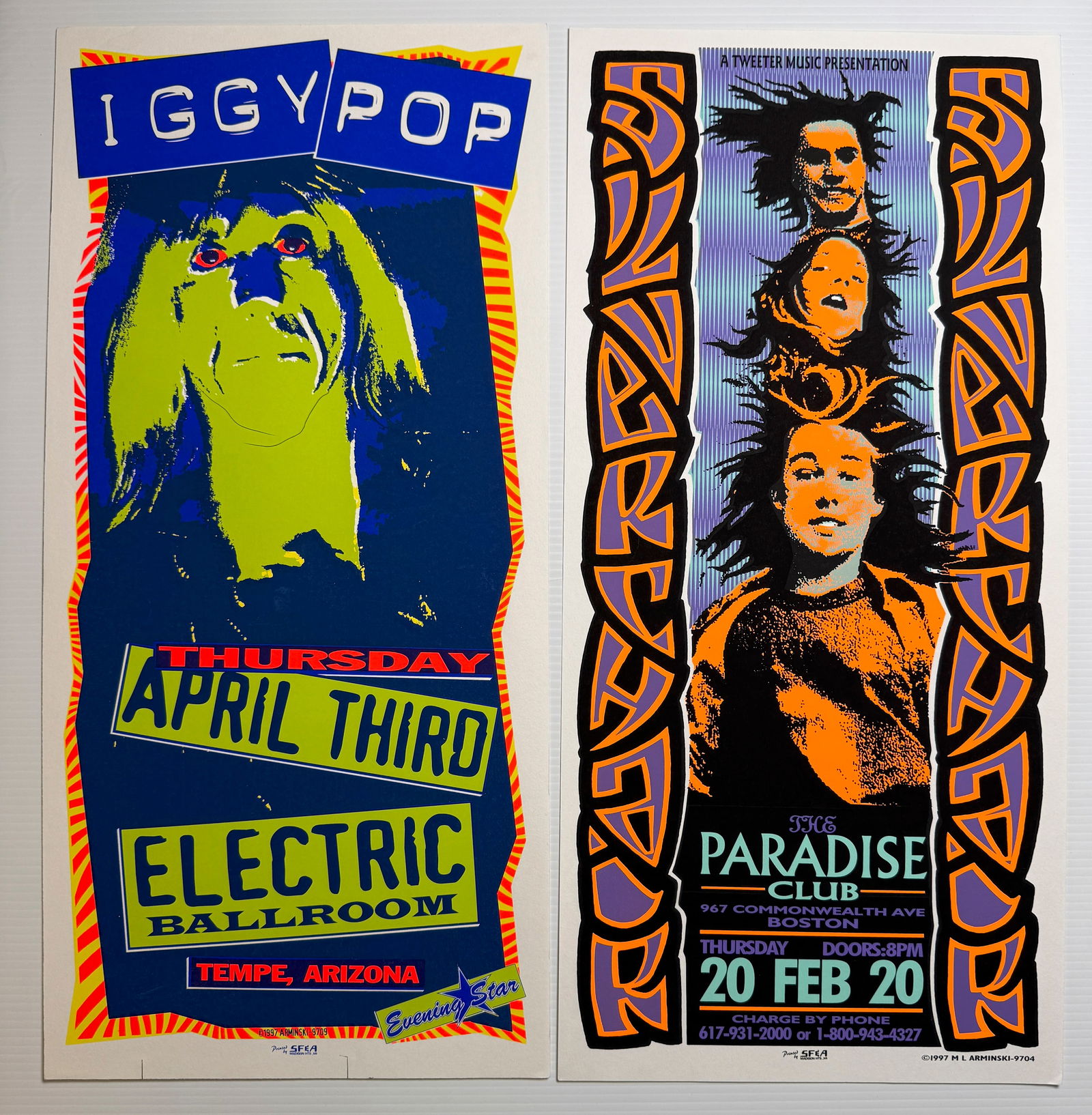 MARK ARMINSKI POSTER SET WITH: IGGY POP & SILVERCHAIR (1 of 1)