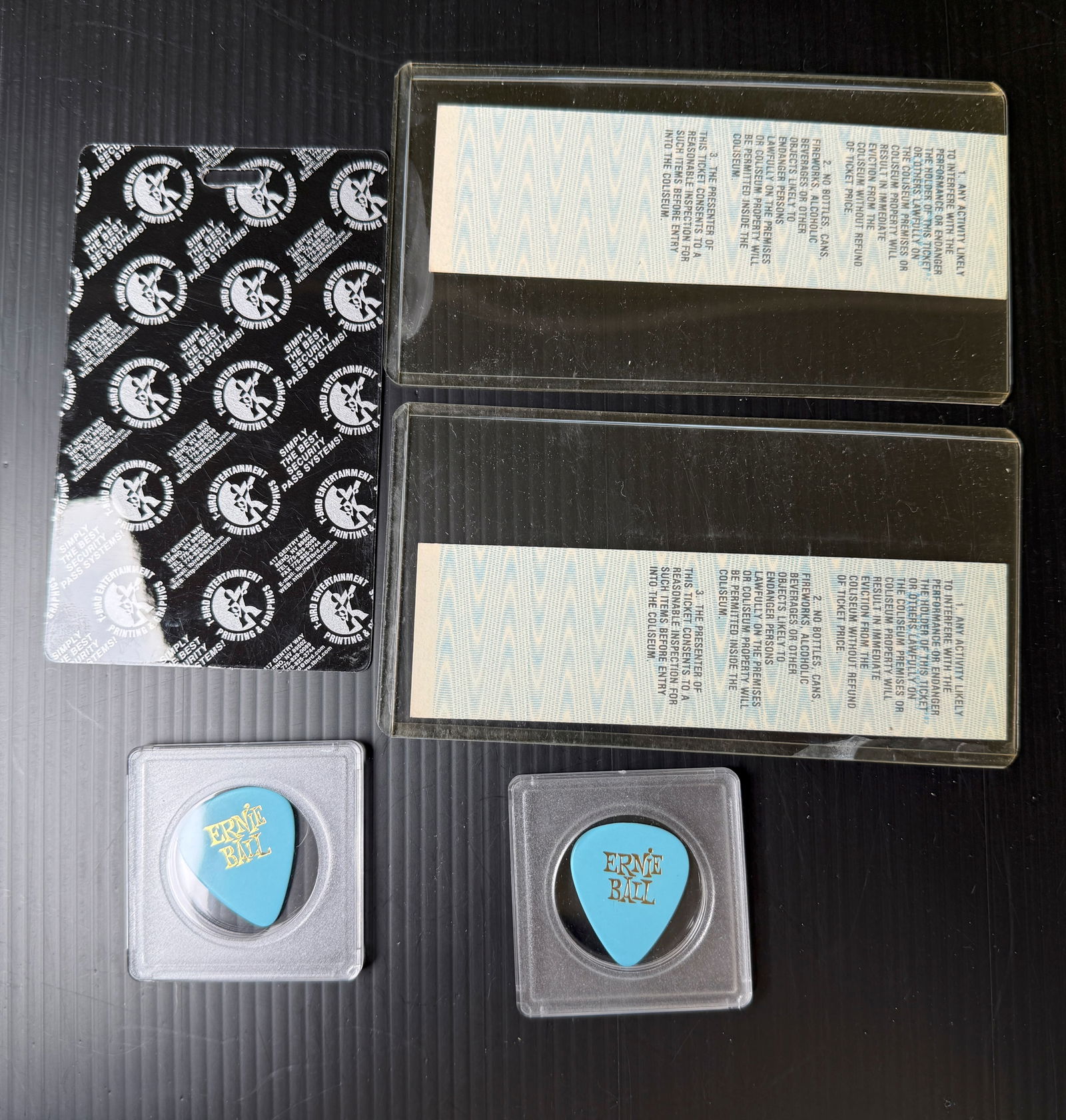 CSNY TICKETS, PASS, PICKS SET - 2