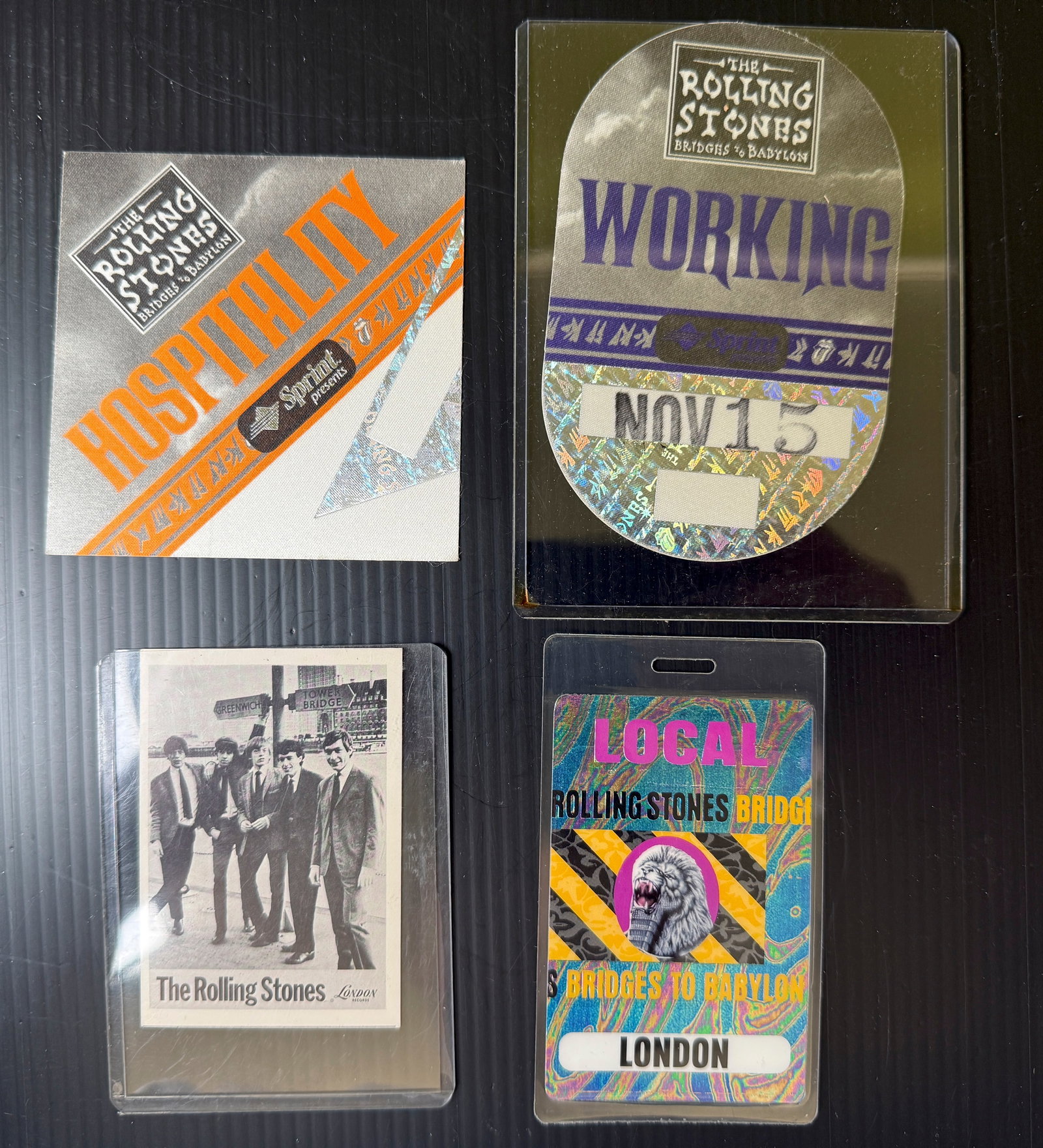 ROLLING STONES BACKSTAGE PASSES (1 of 1)