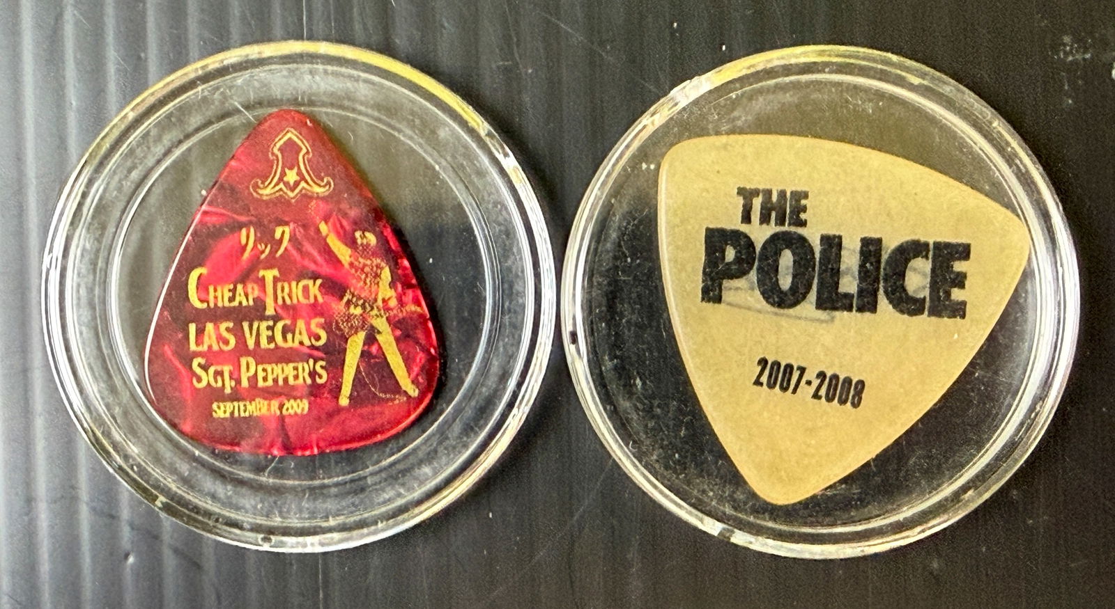 CHEAP TRICK & STING / THE POLICE GUITAR PICK SET: CHEAP TRICK & STING / THE POLICE GUITAR PICK SET